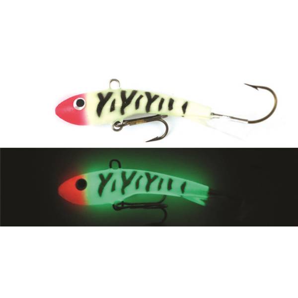 Moonshine Lures Minnow Shiver - Glow Bloody Nose