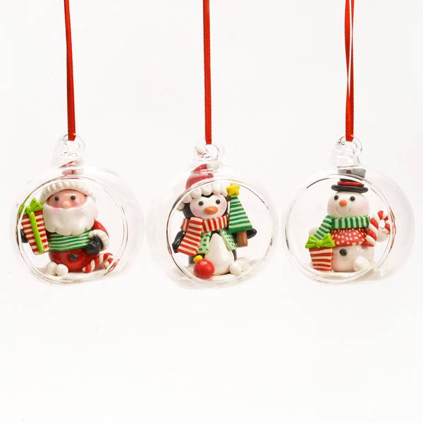 Caffco International Glass Ball Ornament Assortment