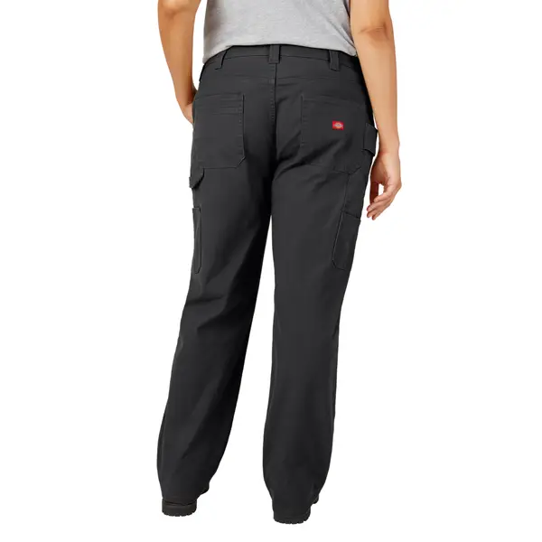 Dickies Women's Plus Size Carpenter Duck Pants - FDW270RBK-22