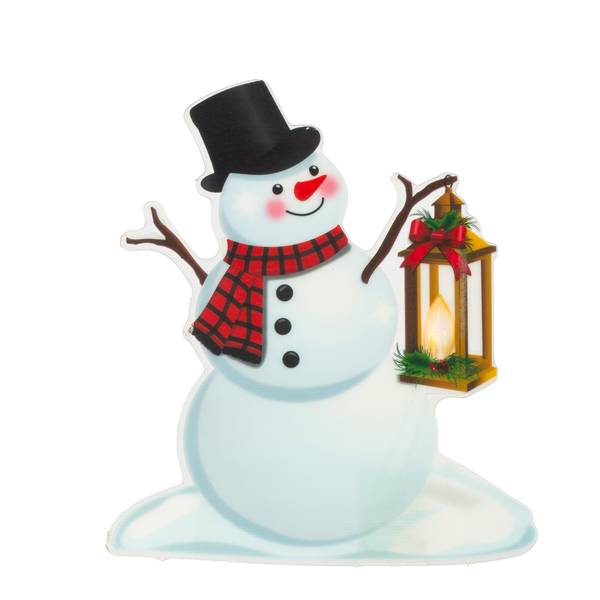 Gerson Snowman LED Window Cling 45295 Blain's Farm & Fleet