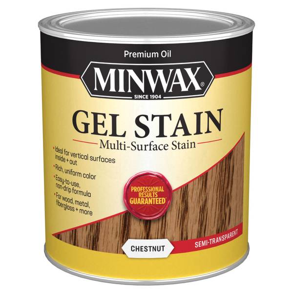 Minwax 1 Quart Walnut Gel Stain - 66060000 | Blain's Farm & Fleet