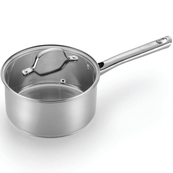 T-Fal Performa Stainless Steel 3 qt. Covered Saucepan