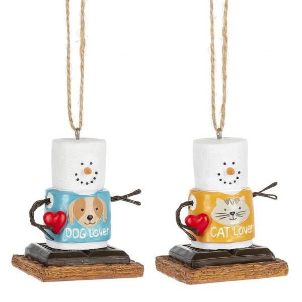 Photo of S'mores Pet Lover Ornament Assortment