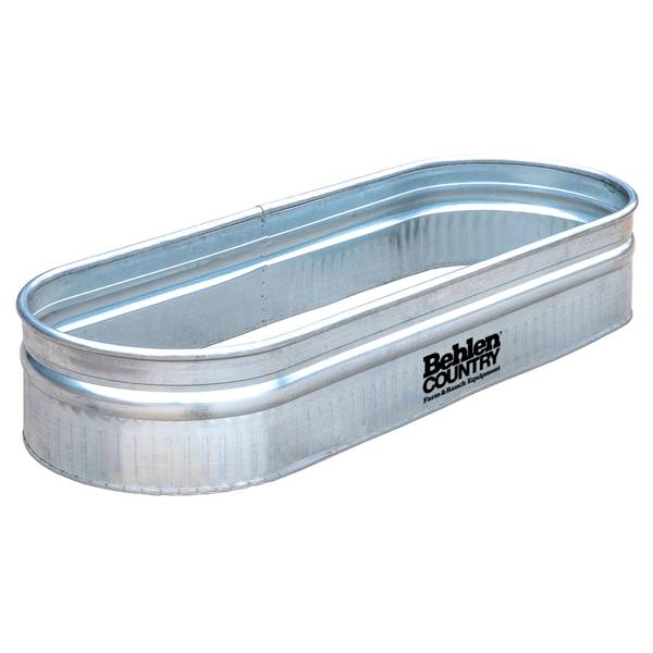 Behlen Country 2x1x6 Oval Galvanized Planter 50601378