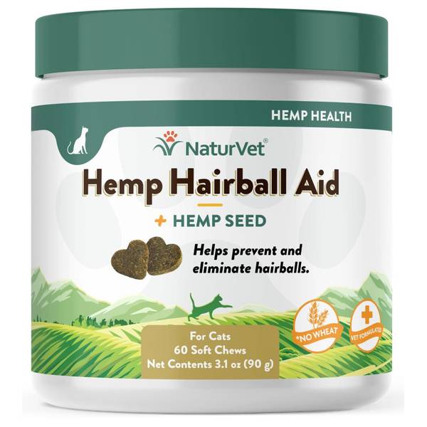 Photo of 60-Count HEMP Cat Hairball Soft Chew Jar