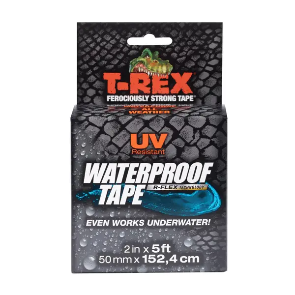 T-Rex Waterproof Tape: 2 in x 60 in. (Black)
