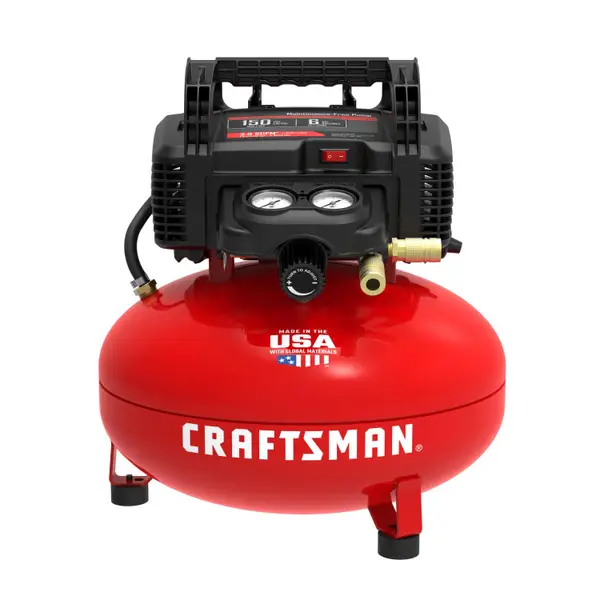 CRAFTSMAN 6-Gallon Portable Electric Pancake Air Compressor 