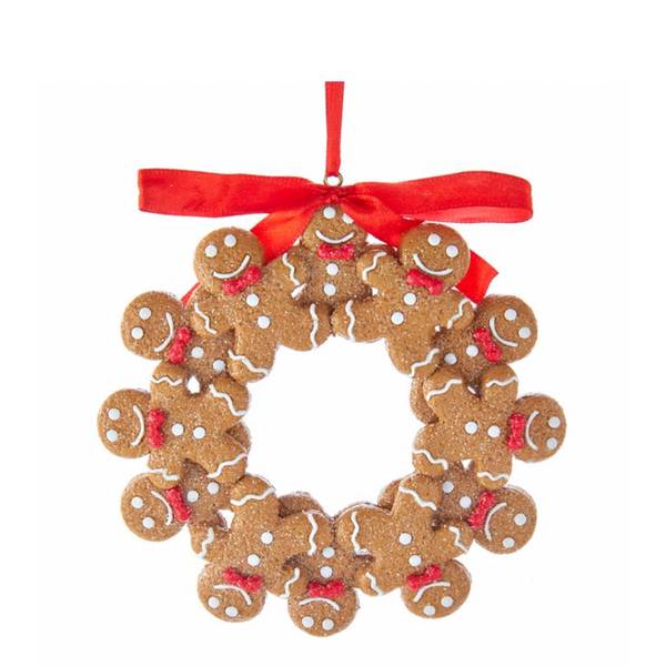 Kurt S. Adler Gingerbread Wreath Ornament