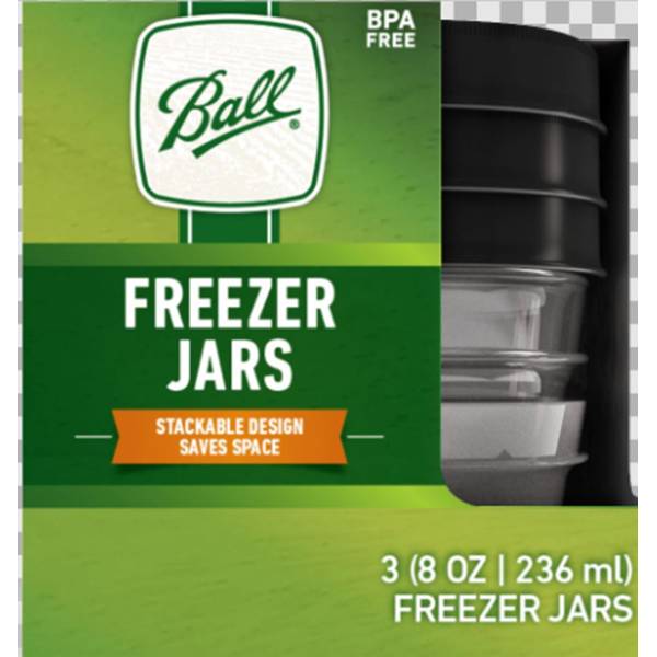 Ball 3Pack 8 oz Half Pint Freezer Jars 1440080102 Blain's Farm & Fleet