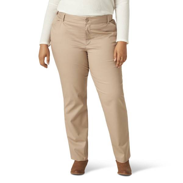 Lee Women's Size Wrinkle Free Casual Pants - 104852501-18W | Blain's Farm & Fleet