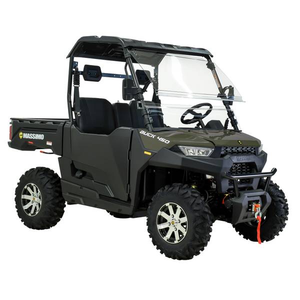 Massimo Motor Sports Buck 450 Green 4 Wheel Drive EFI UTV - MMS-BK450 ...