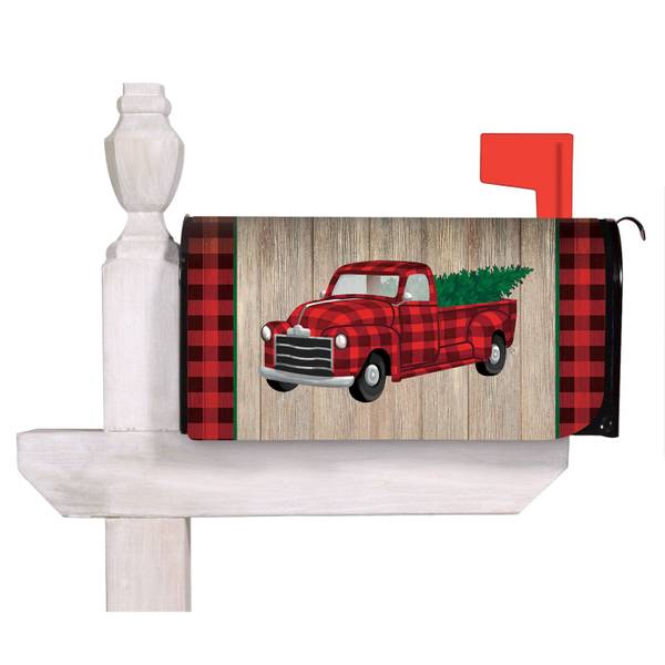 Evergreen Enterprises Holiday Plaid Truck Mailbox Cover 56780 Blain's Farm & Fleet