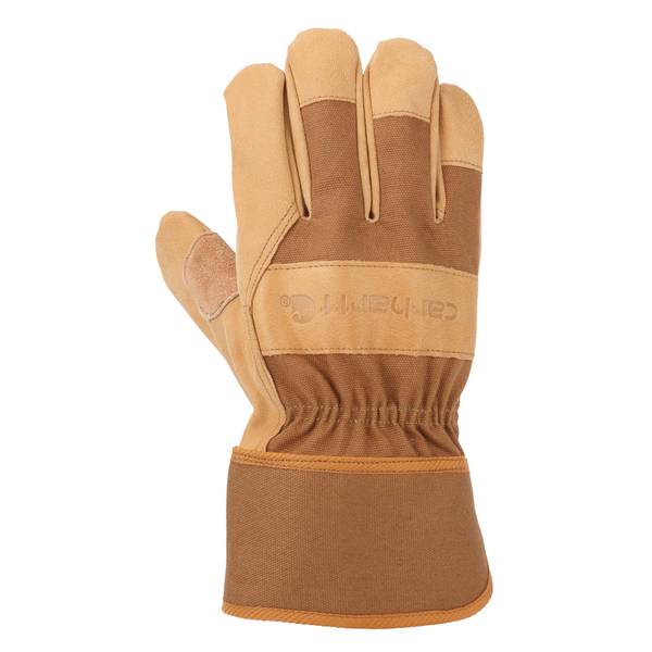 Carhartt Men's System 5 WorkSafety Cuff Gloves, Brown, XL GW0518