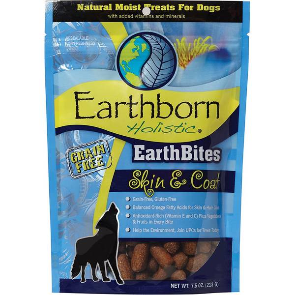 Earthborn 7.5 oz Earthbites Skin Coat Dog Treats 1710904 Blain's