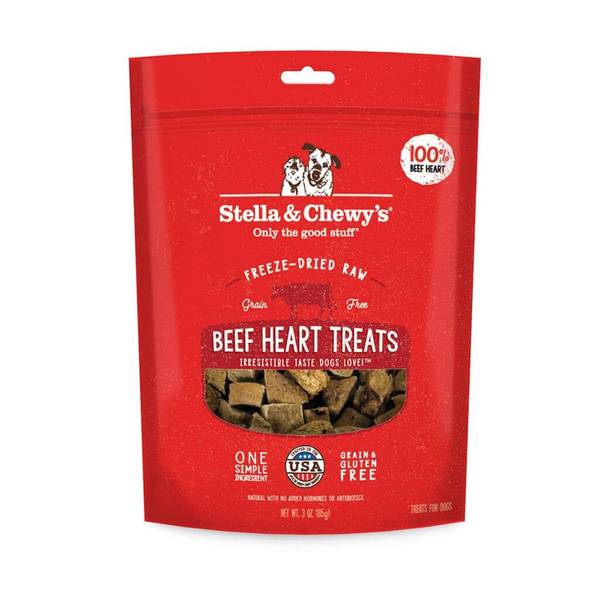 Photo of Beef Heart Dog Treats, 3 oz, 100% Beef Heart