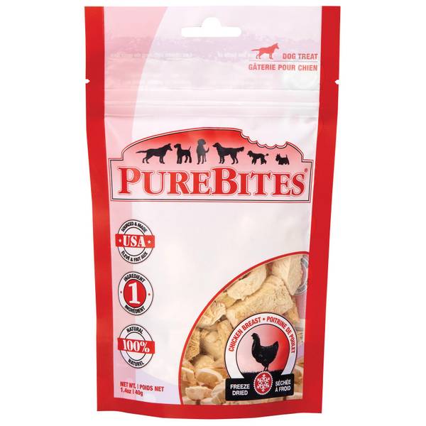 Photo of Freeze Dried Chicken Breast Dog Treats, 1.4 oz, 100% Pure