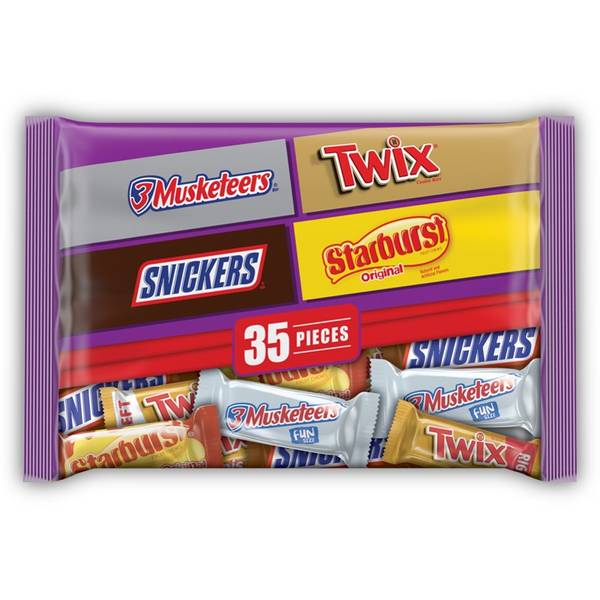 Snickers, M&m's & Twix Assorted Chocolate Halloween Candy