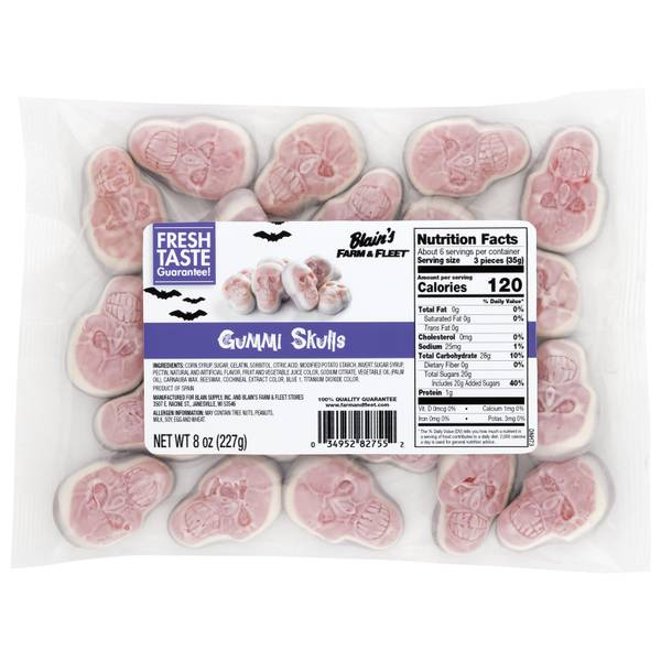 Photo of 8 oz Gummi Skulls