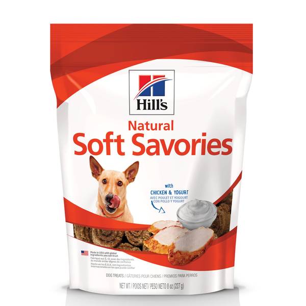 Hill's Science Diet 8 oz Natural Soft Savory Dog Treats with Chicken & Yogurt 3361 Blain's