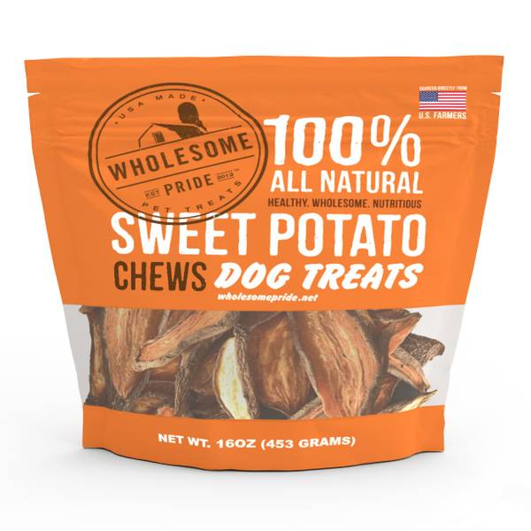 Wholesome Pride 16 oz Sweet Potato Chews - 68277 | Blain's Farm & Fleet