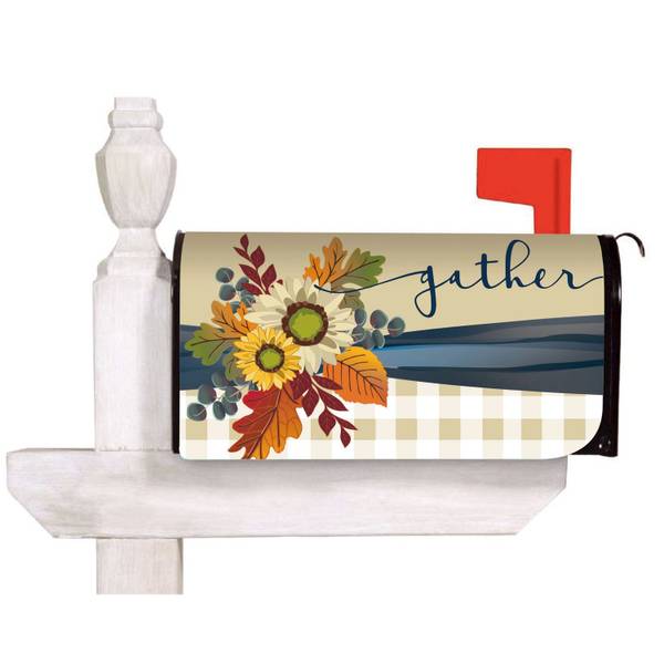 Evergreen Enterprises Fall Floral Gather Mailbox Cover - 56774 | Blain ...