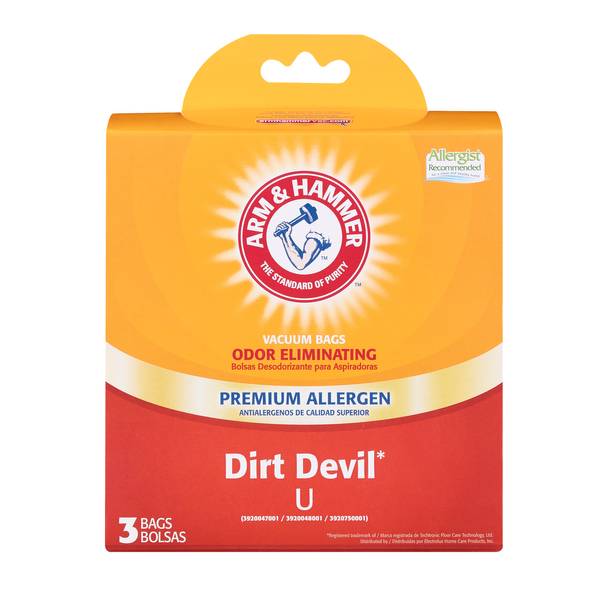 Arm & Hammer Dirt Devil U Premium Allergen Vacuum 3 Bags 62597f for sale online 