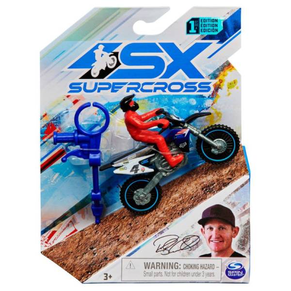 motocross rider on back wheel Poster