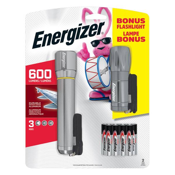 UPC 039800135476 product image for Energizer 2-Pack Metal Performance Handheld Flashlight | upcitemdb.com