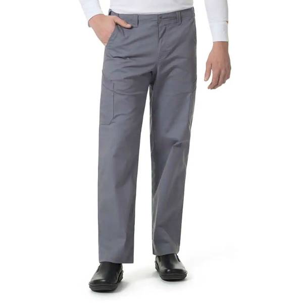 men's cargo scrub pants with belt loops