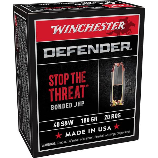 Photo of Defender 40 S&W 180 Grain