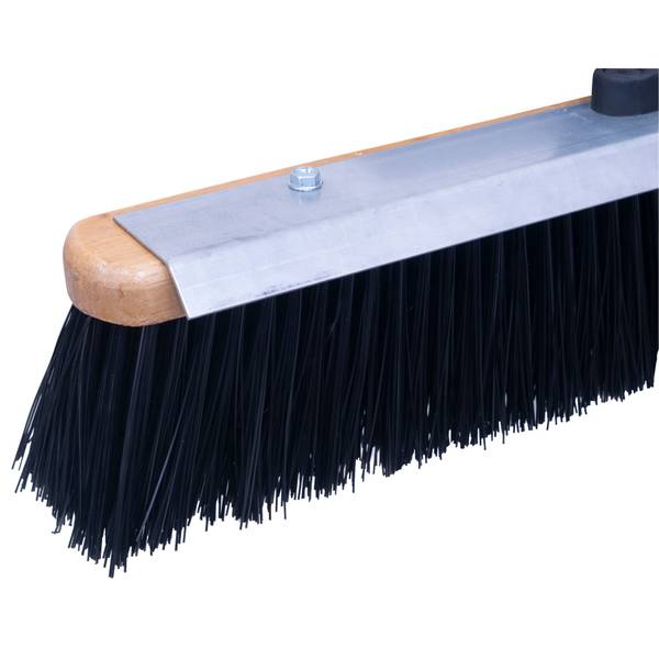 HARPER 24 in. Indoor Hardwood/Steel Handle Push Broom for Pet Hair