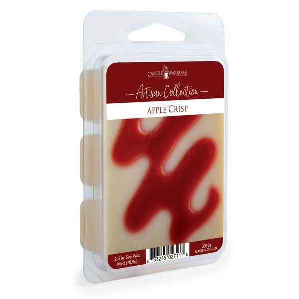 Candle Warmers Artisan Collection Soy Wax Melt, Apple Crisp - 2.5 oz