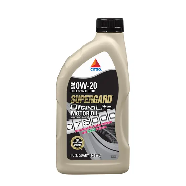 CITGO 1 qt Supergard Ultralife 0W20 Full Synthetic Motor Oil