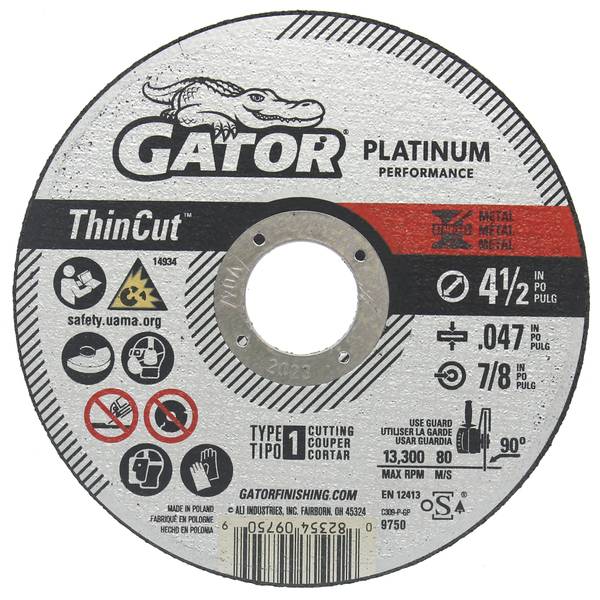 Photo of Premium ThinCut 4-1/2" x .047" Type 01/41 Metal Cut-Off Wheel