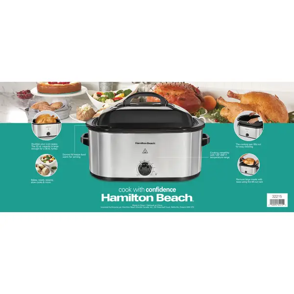 Hamilton Beach 22 Quart Electric Roaster Oven