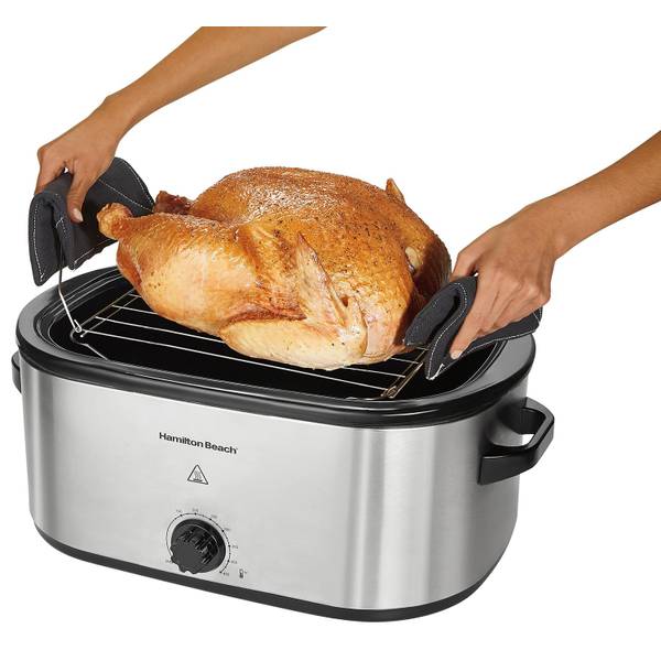 Open Box: Hamilton Beach 32215 Stainless Steel 22 Quart Stainless Steel Electric  Roaster Oven 