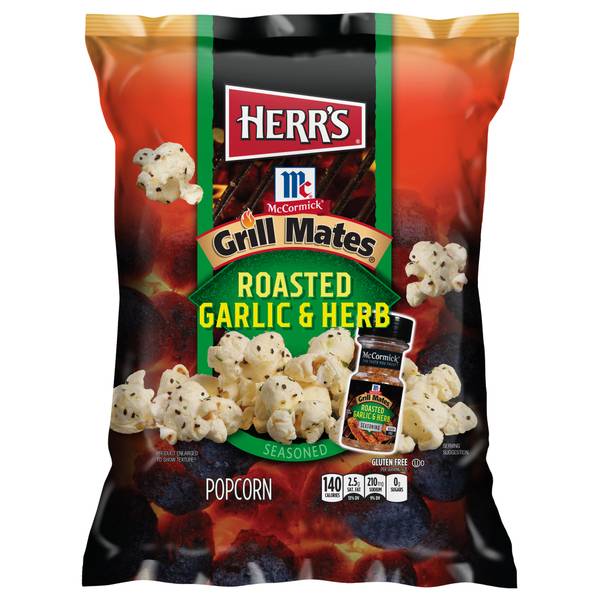 Photo of 4 oz Grill Mates Garlic and Herb Popcorn