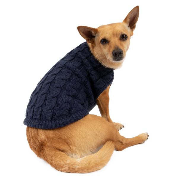 cable knit jumper for dogs