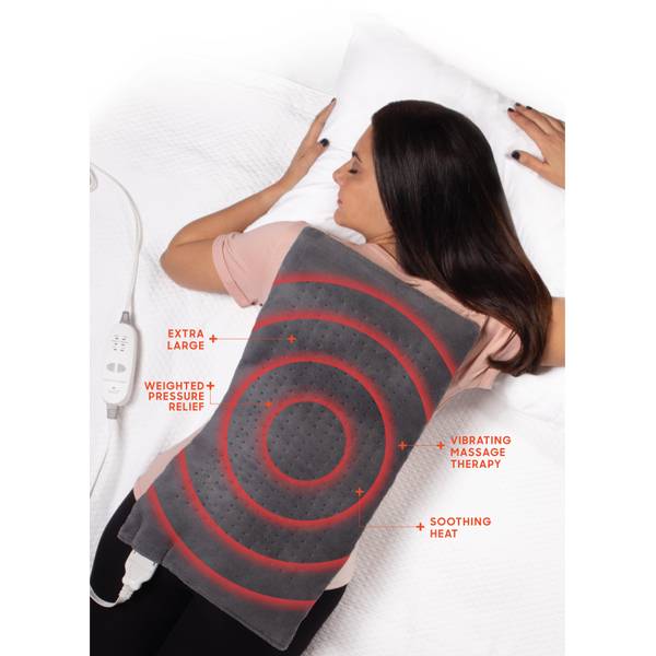 Belmint Seat Cushion Massager With Shiatsu Vibration + Soothing Heat For  Back : Target