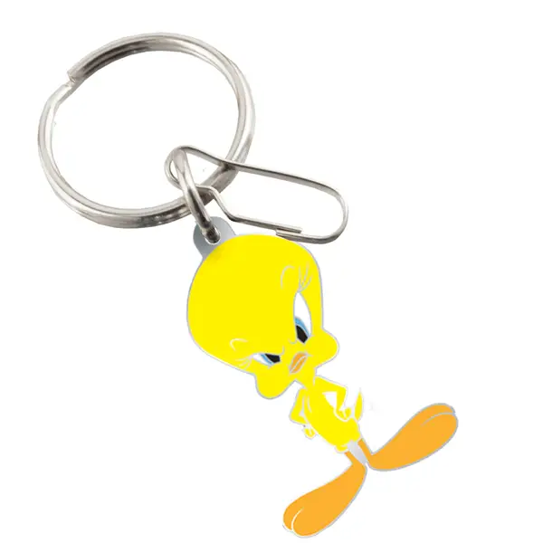 Warner Brothers Tweety Enamel Key Chain - 004225 | Blain's Farm