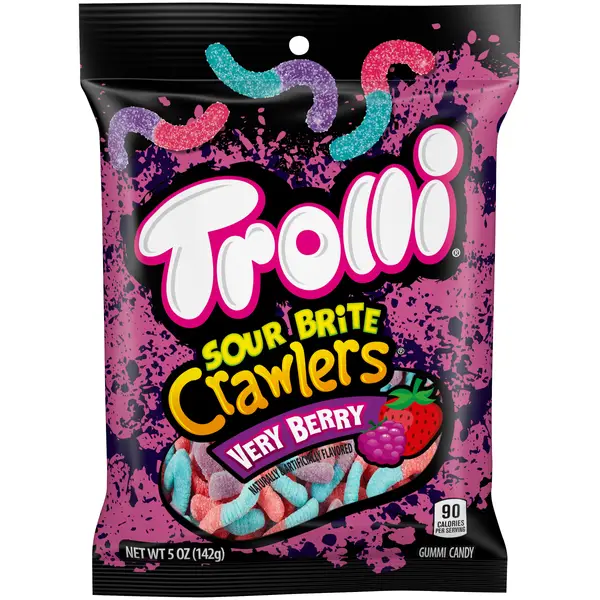 Trolli 5 oz Sour Brite Very Berry Crawlers - 518138 | Blain&rsquo;s Farm 