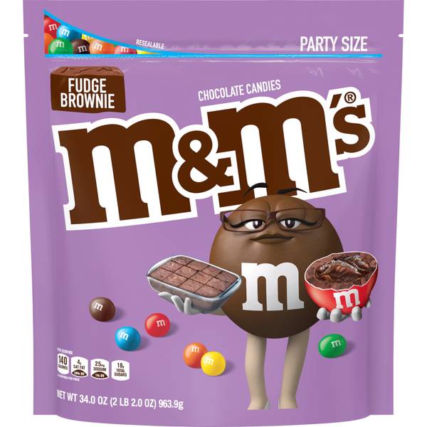 M&M's Brownie Bites & Milk Chocolate Sharing Pouch Bag