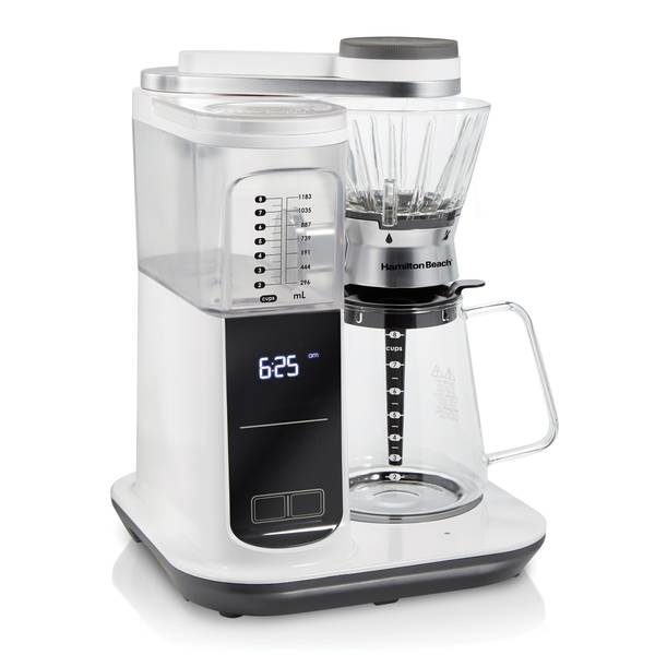 Hamilton Beach Convenient Craft Automatic or Manual Pour-Over Coffee Brewer  - 46700