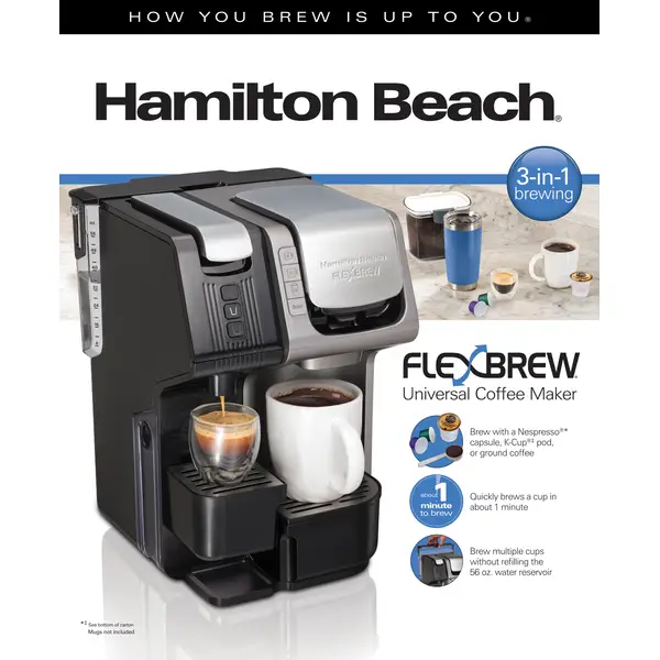 SETUP Hamilton Beach FlexBrew Universal 49930 Espresso K-Cup