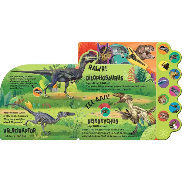 Cottage Door Press Crash! Stomp! Roar! 10 Button Dino Sound Book