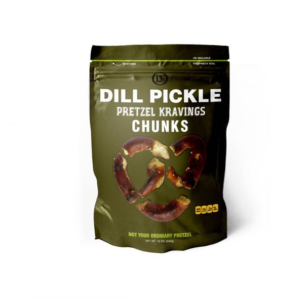 Dakota Style 10 oz Dill Pickle Pretzel Chunks 246600 Blain's Farm