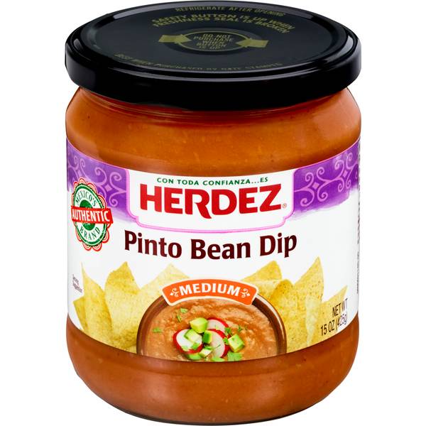 Herdez 15 oz Pinto Bean Dip 711508 Blain's Farm & Fleet