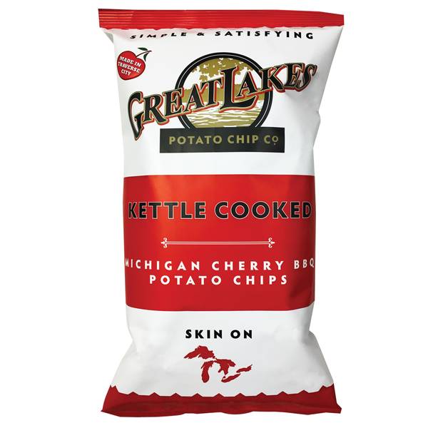 Great Lakes Potato Chip Co 16 oz Cherry BBQ Potato Chips 16 MCBBQ