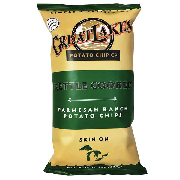 Great Lakes Potato Chip Co 16 oz Parmesan Ranch Potato Chips 16 PR