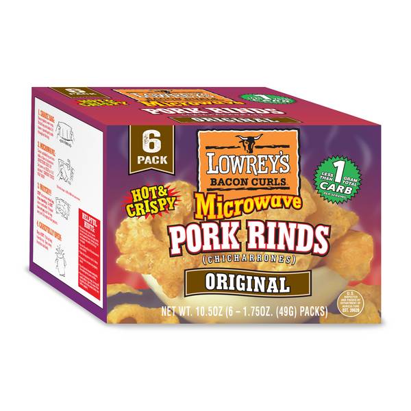 Pork King Good 1.75 oz White Cheddar Pork Rinds